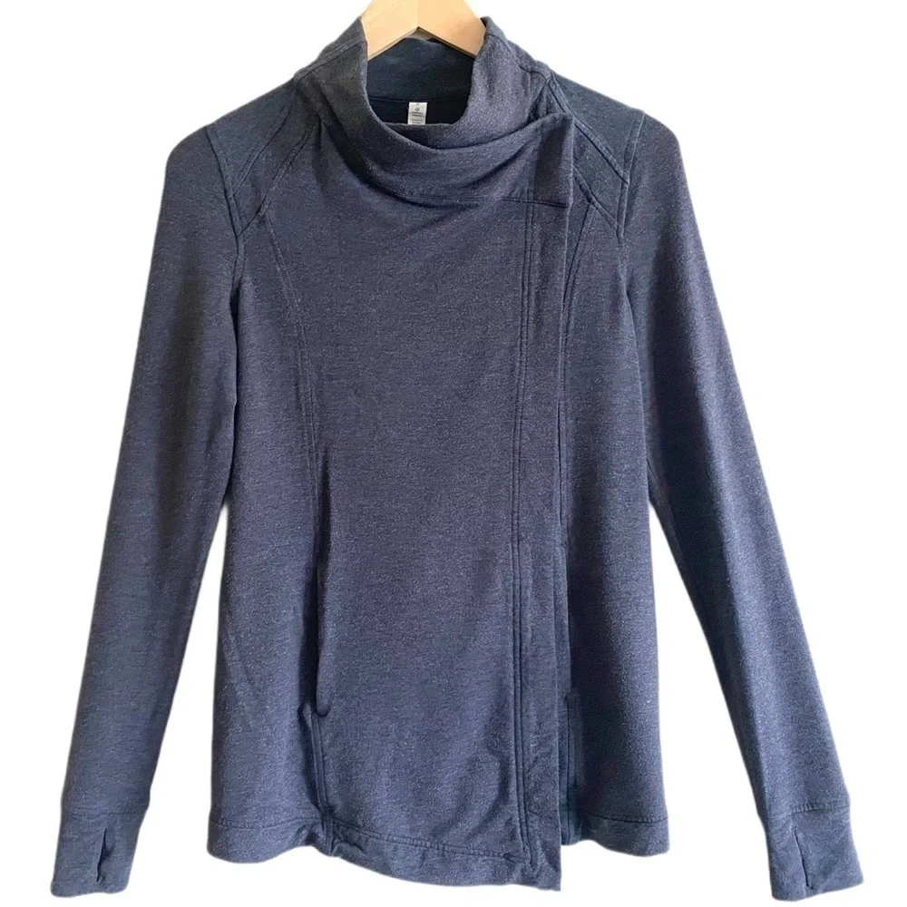 LULULEMON ATHLETICA Women’s Modal Blend Wrap Jacket Size 6